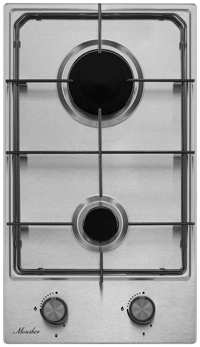 Домино газовая варочная панель MSG 36 Acier - фото 1