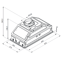 Встраиваемая вытяжка INHIT 60 Acier