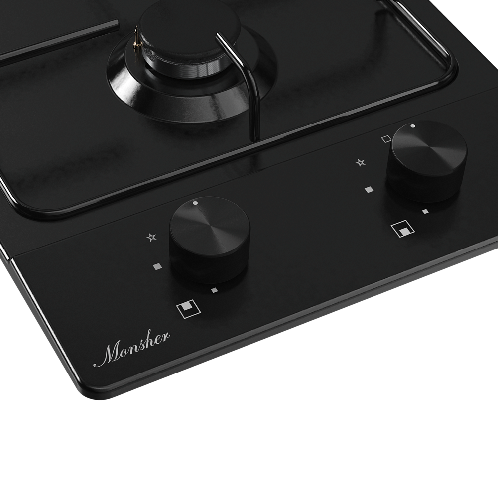 Домино газовая варочная панель MSG 39 Noir - фото 3