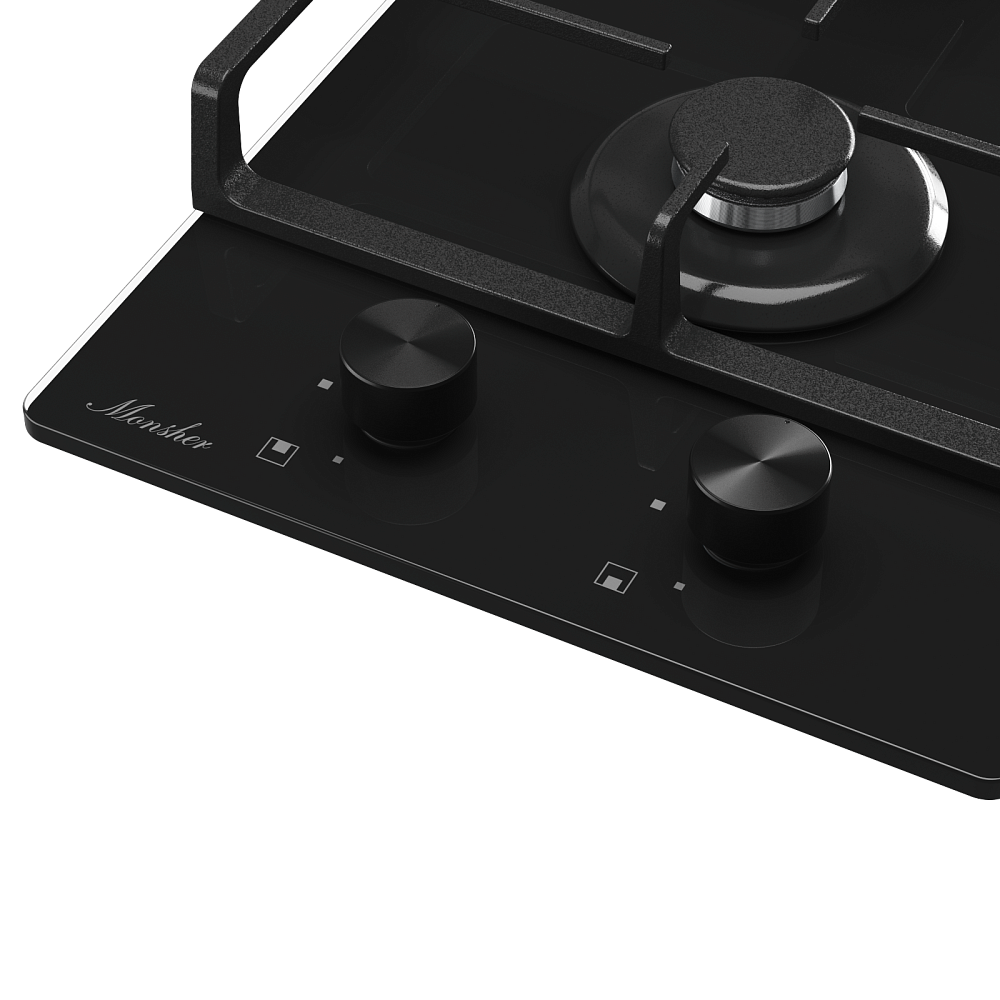 Домино газовая варочная панель MGG 32 Noir - фото 3
