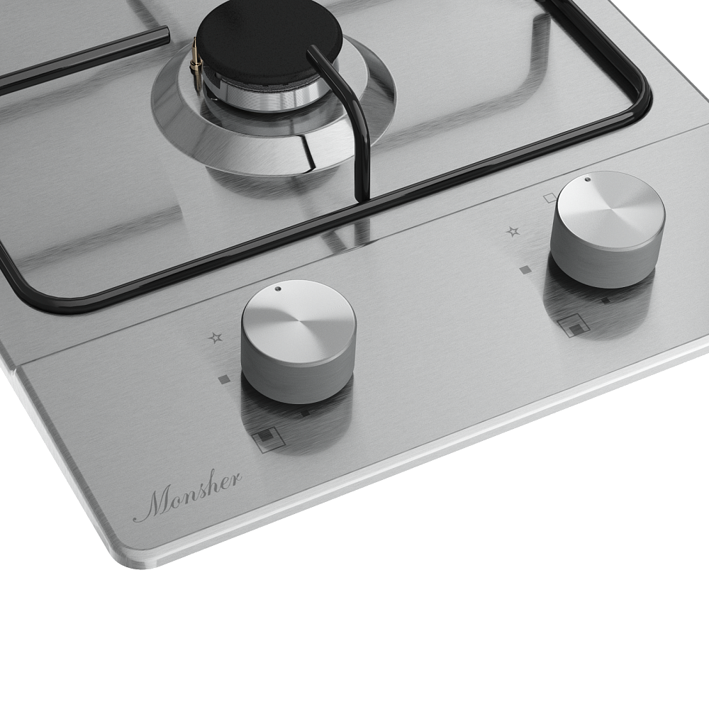 Домино газовая варочная панель MSG 39 Acier - фото 3