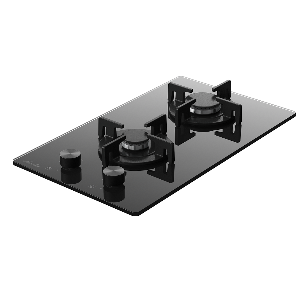 Домино газовая варочная панель MGG 34 Noir - фото 3