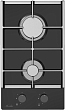 Домино газовая варочная панель MGG 32 Noir - минифото 1