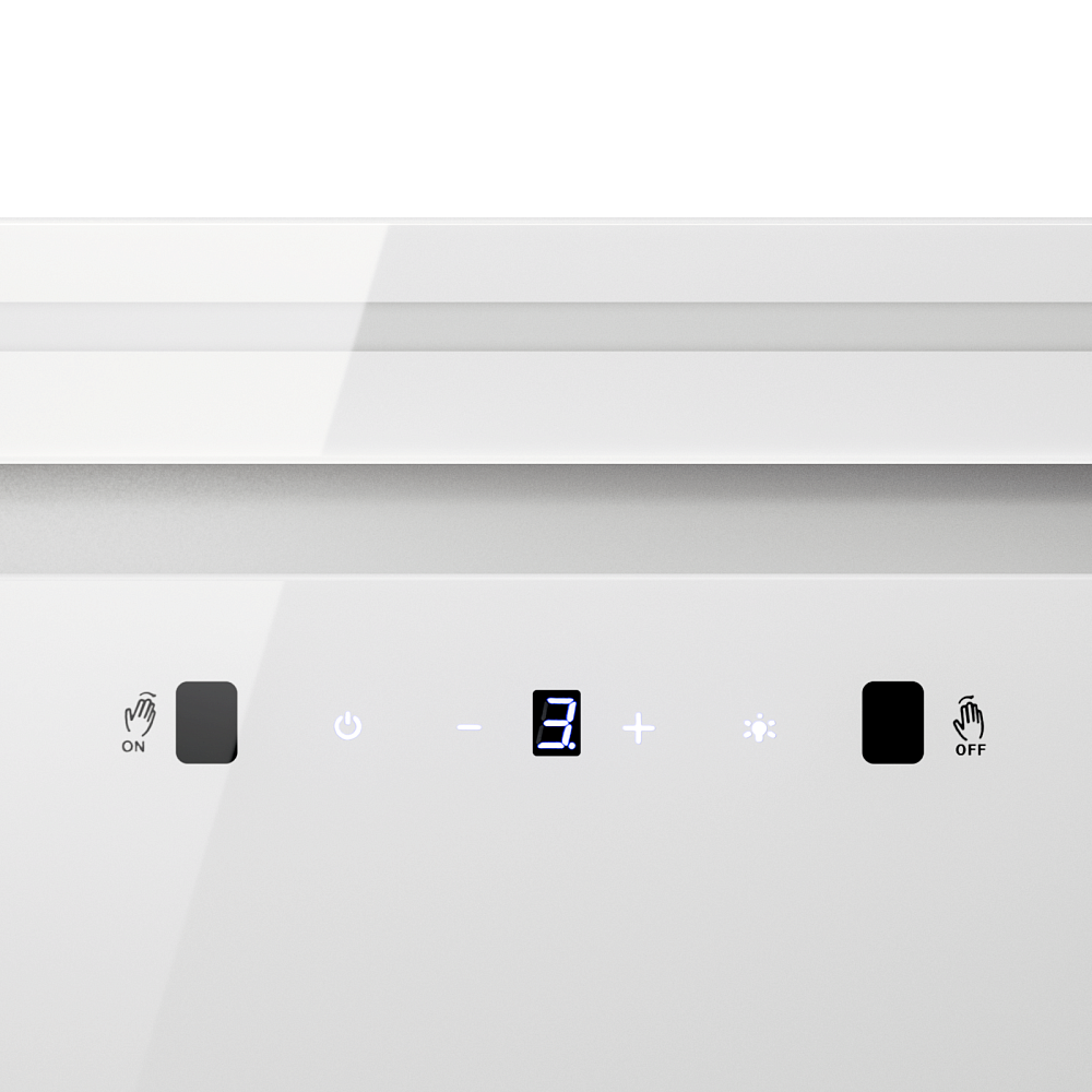 Встраиваемая вытяжка LUMIA 60 BLANC - фото 5