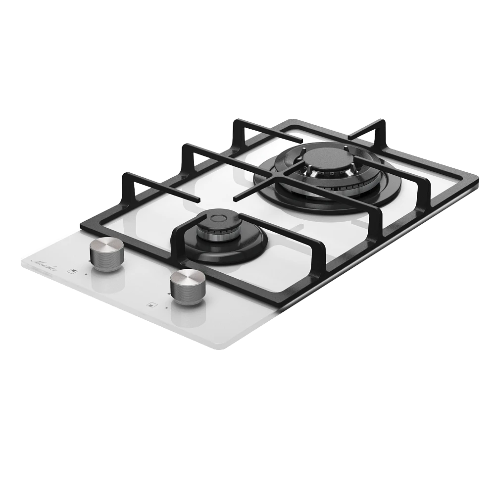 Домино газовая варочная панель MGG 33 Blanc - фото 2