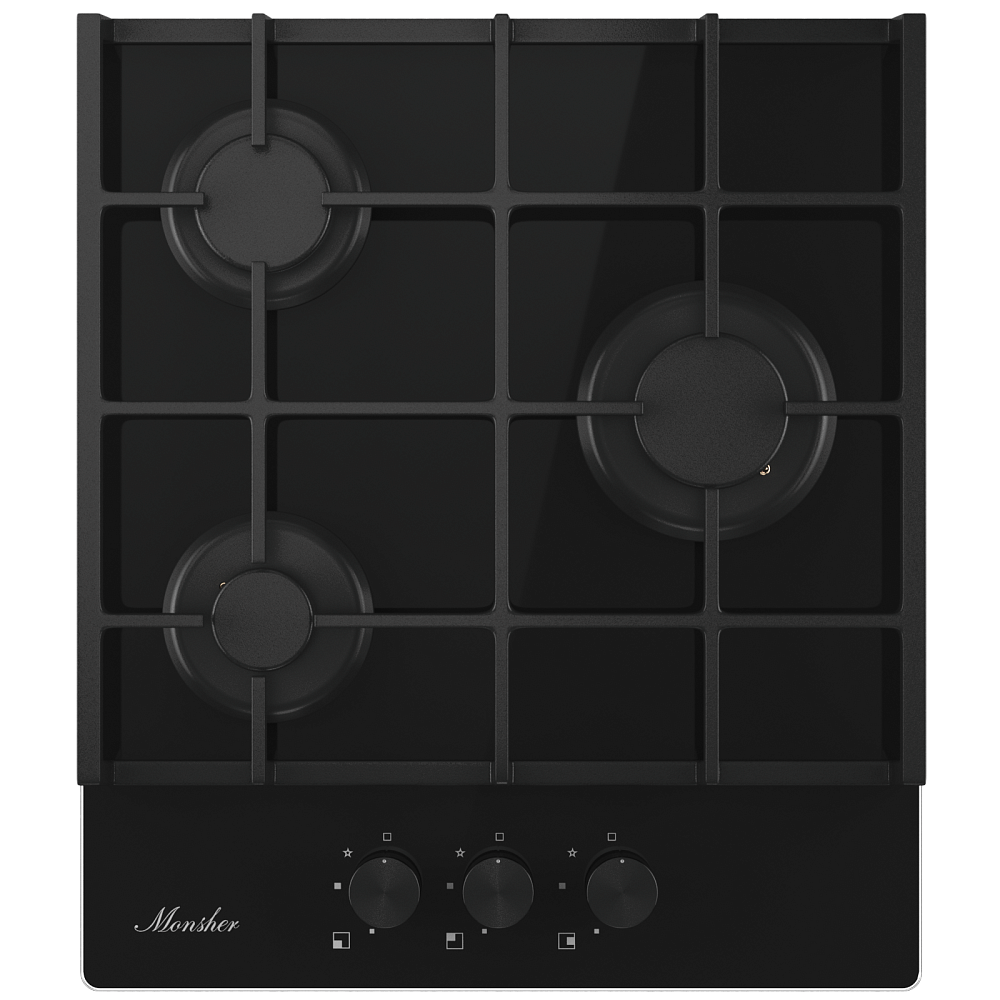 Газовая варочная панель MGG 42 Noir - фото 1