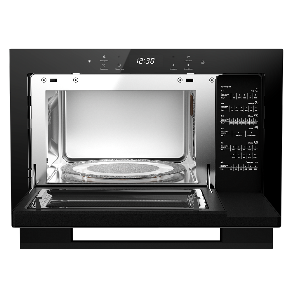 Встраиваемая микроволновая печь MMH 1525 Noir - фото 3