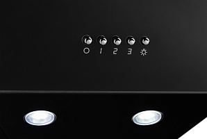 Наклонная вытяжка ASTRA 60 Noir