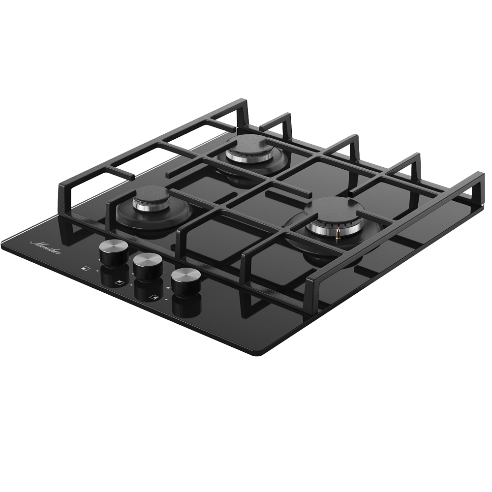 Газовая варочная панель MGG 42 Noir - фото 2