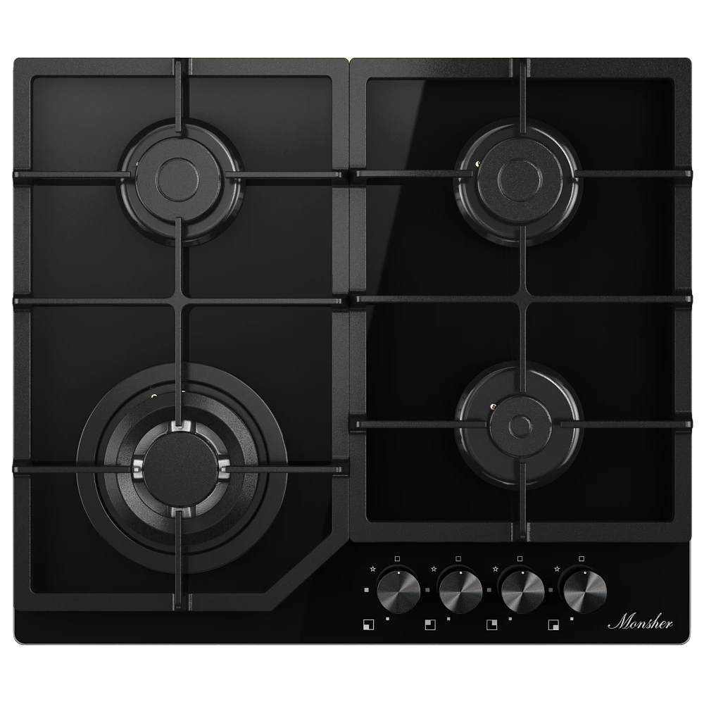 Газовая варочная панель MGG 63 Noir - фото 1