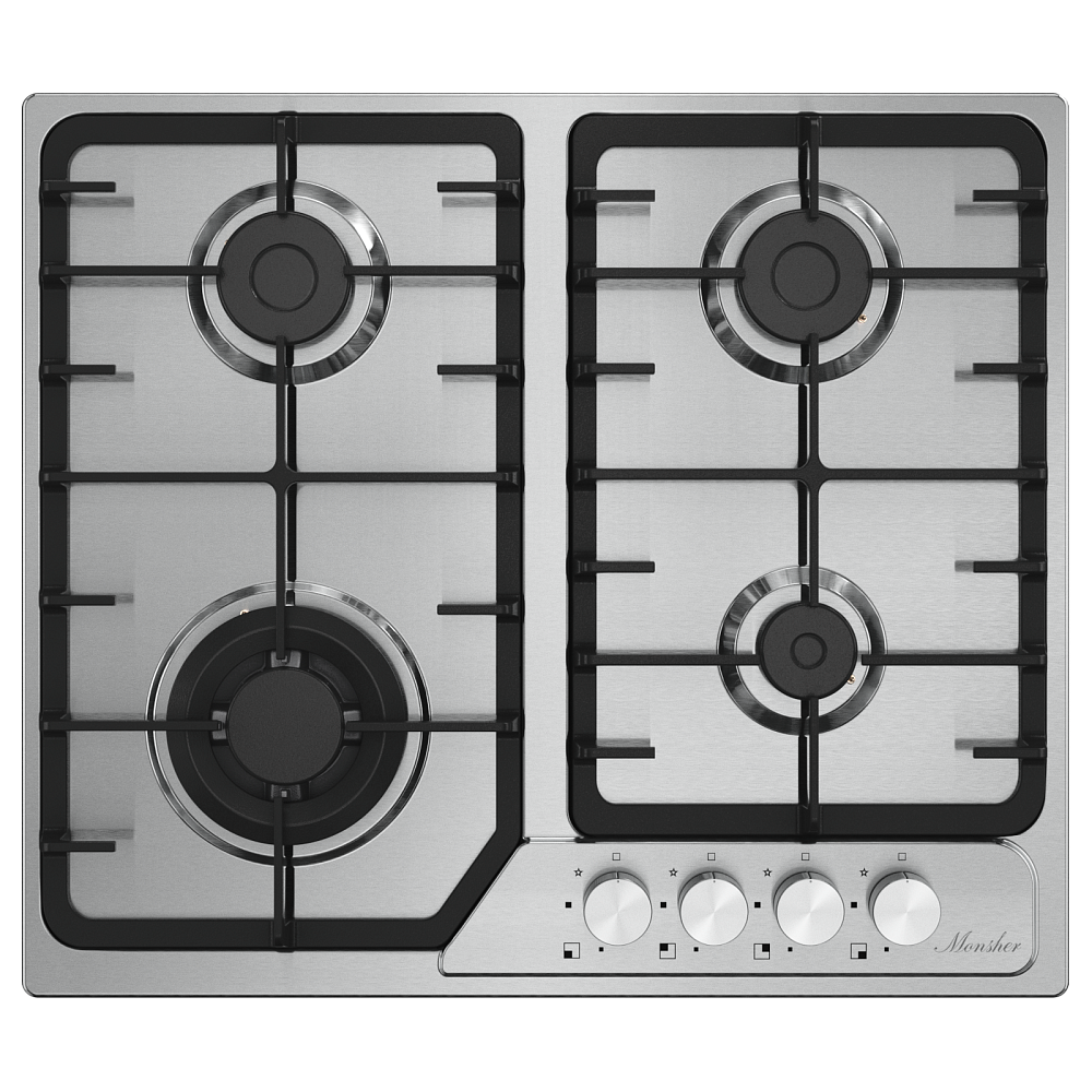 Газовая варочная панель MSG 63 Acier - фото 1