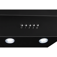 Наклонная вытяжка ROUEN 50 Noir Verre