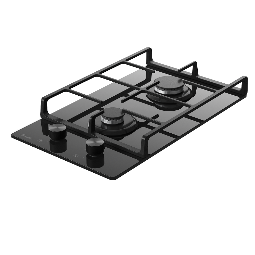 Домино газовая варочная панель MGG 32 Noir - фото 2