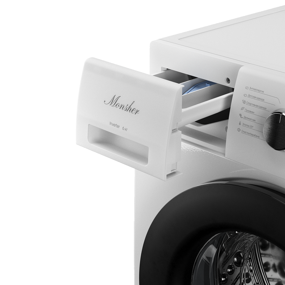 Стиральная машина отдельностоящая MWM 390 Blanc - фото 4