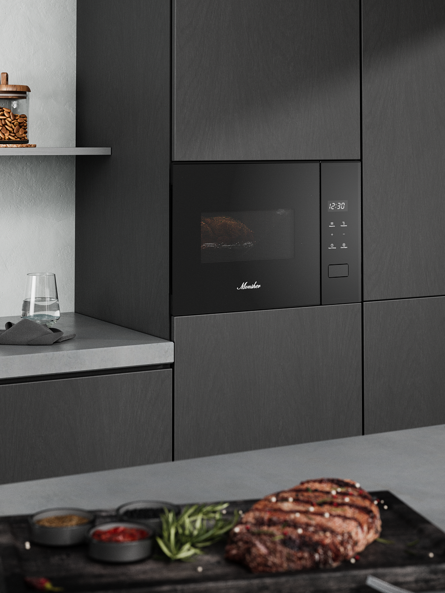 Встраиваемая микроволновая печь MMH 1115 Noir - фото 11