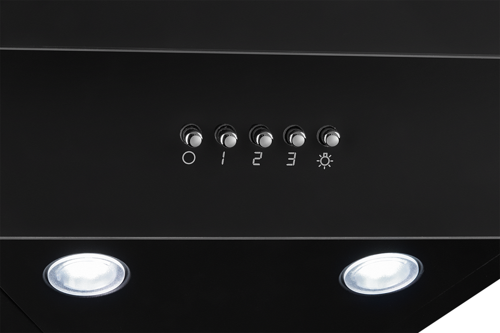 Наклонная вытяжка ROUEN 60 Noir Verre - фото 2