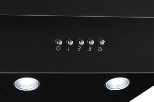 Наклонная вытяжка ROUEN 60 Noir Verre