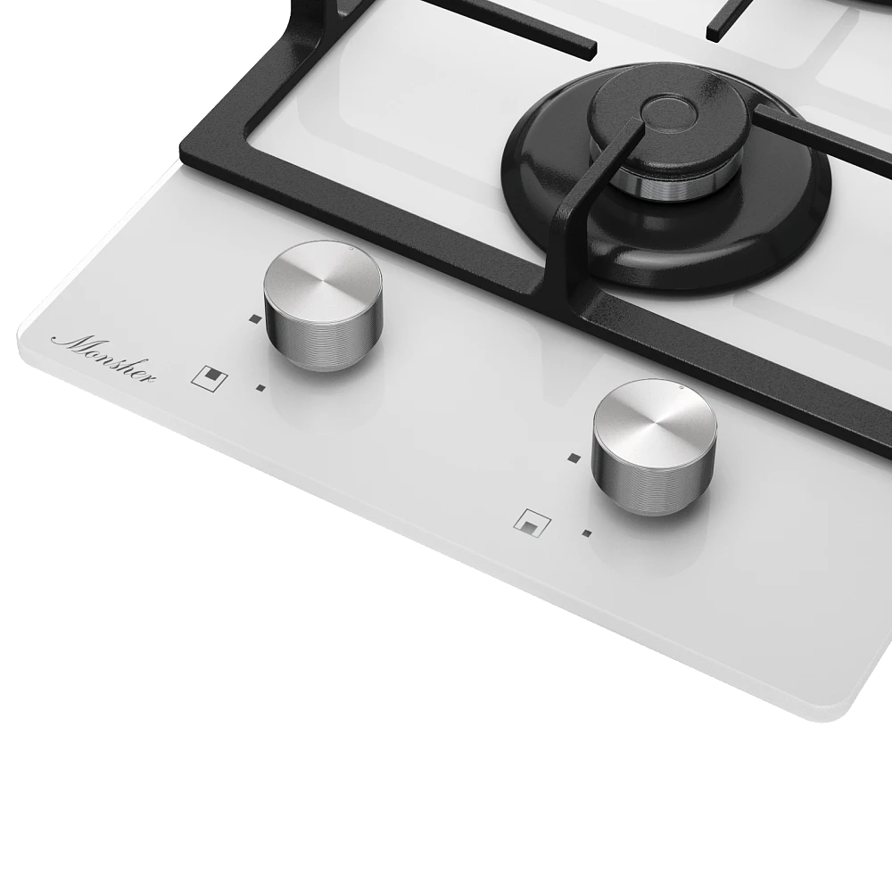 Домино газовая варочная панель MGG 33 Blanc - фото 3