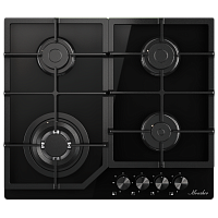 Газовая варочная панель Monsher MGG 63 Noir Газовая варочная панель Monsher MGG 63 Noir